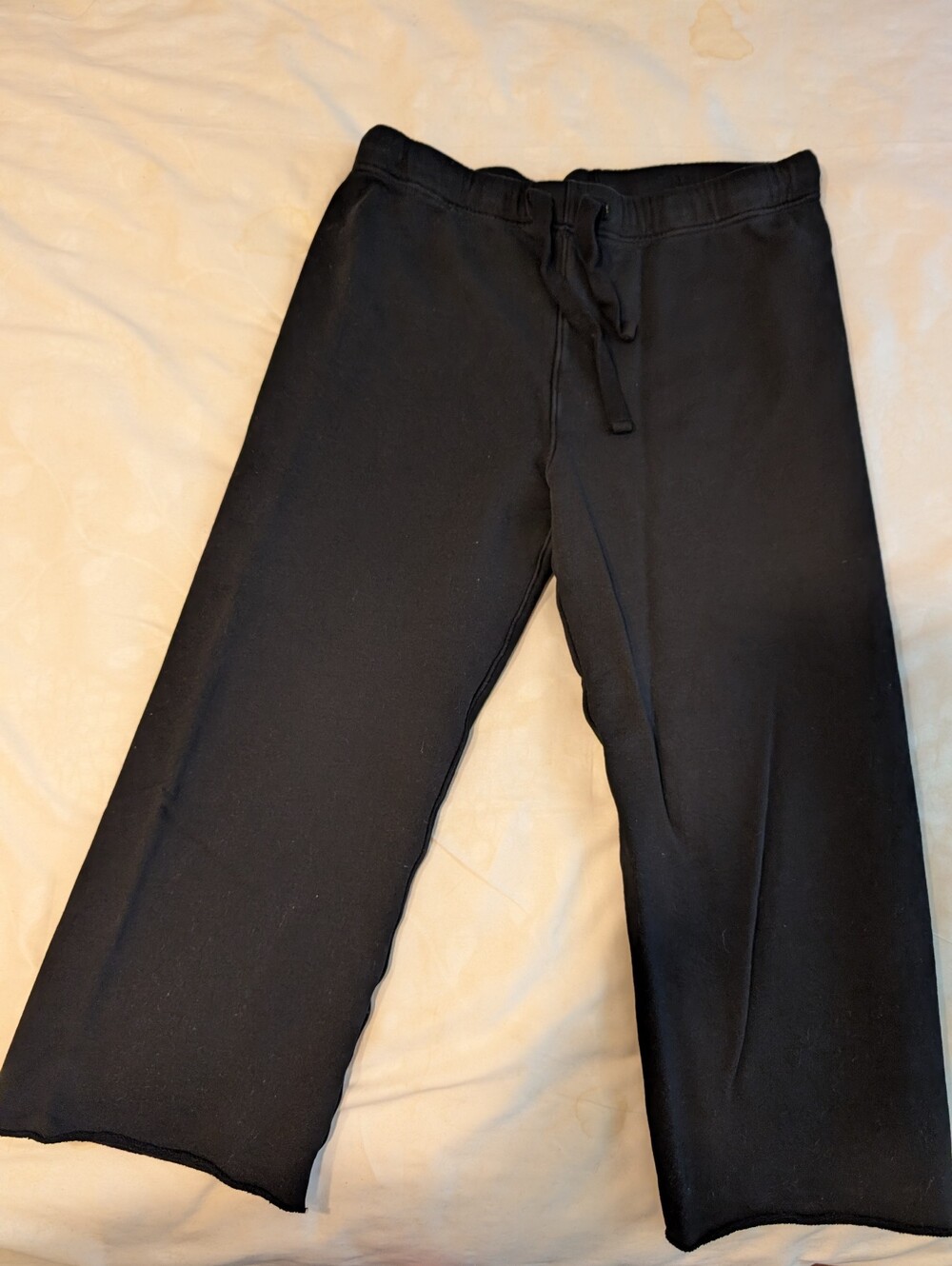 Frank & Eileen The Lab Black 2 pc Sweat Lounge Set L - Picture 7 of 10